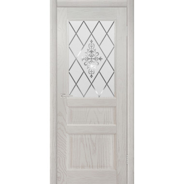 Честер ПО Эмаль белая полузалитая Yesdoors