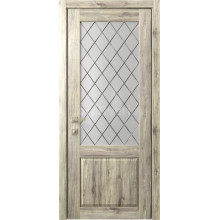 Кантри 2 стекло Гравировка Ромбы