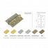 Петля MORELLI латунная универсальная MBU 100X70X3-4BB SG Цвет - Матовое золото Morelli