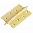 Петля MORELLI латунная разъёмная с короной MB 100X70X3 SG R C Цвет - Матовое золото Morelli