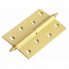 Петля MORELLI латунная разъёмная с короной MB 100X70X3 SG R C Цвет - Матовое золото Morelli