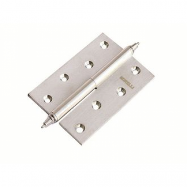 Петля MORELLI латунная разъёмная с короной MB 100X70X3 SN R C Цвет - Белый никель Morelli