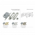Комплект для раздвижных дверей MORELLI MHS150 WC AB Цвет - Античная бронза Morelli