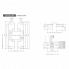 Скрытые петли MORELLI с 3-D регулировкой HH-4 PC Цвет - Хром Morelli