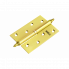 Петля MORELLI стальная разъемная с короной MS 100X70X2.5 L SG Цвет - Матовое золото Morelli