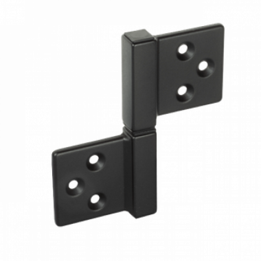 Петля карточная Morelli CH-S 85X82 B с квадратной осью разобранная, Цвет - черный Morelli