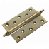 Петля MORELLI латунная разъёмная с короной MB 120X80X3.5 AB R C Цвет - Античная бронза Morelli