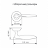 Дверные ручки Morelli "КУПОЛ" MH-09 SN Цвет - Белый никель Morelli