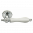 Дверные ручки Morelli "Март" MH-42-CLASSIC PC/W Цвет - Хром/белый Morelli